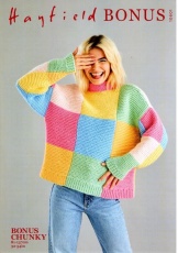 Knitting Pattern - Hayfield 10601 - Bonus Chunky - Ladies Sweater